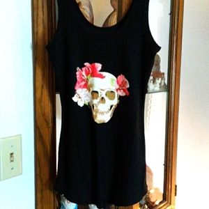Skull tank top
